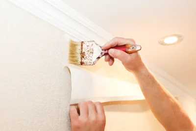 Pose de papier peint à Celle-Lévescault — revêtements muraux et toiles de verre